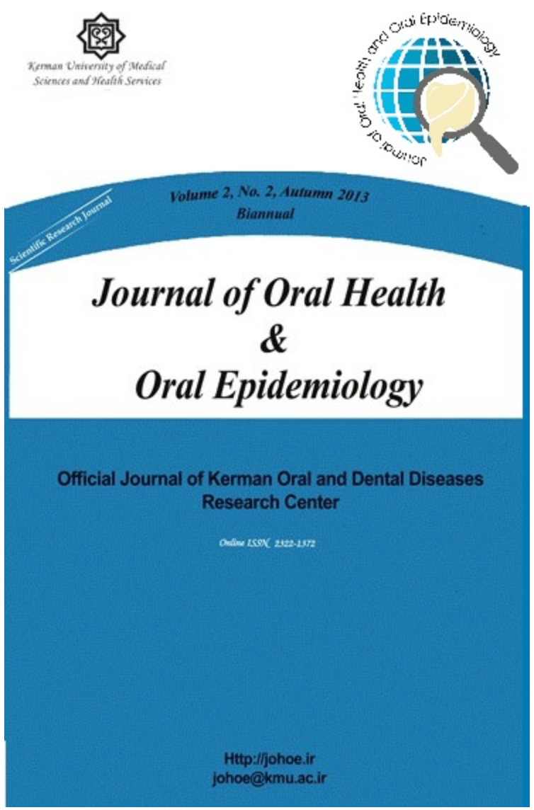 Journal of Oral Health and Oral Epidemiology Cover